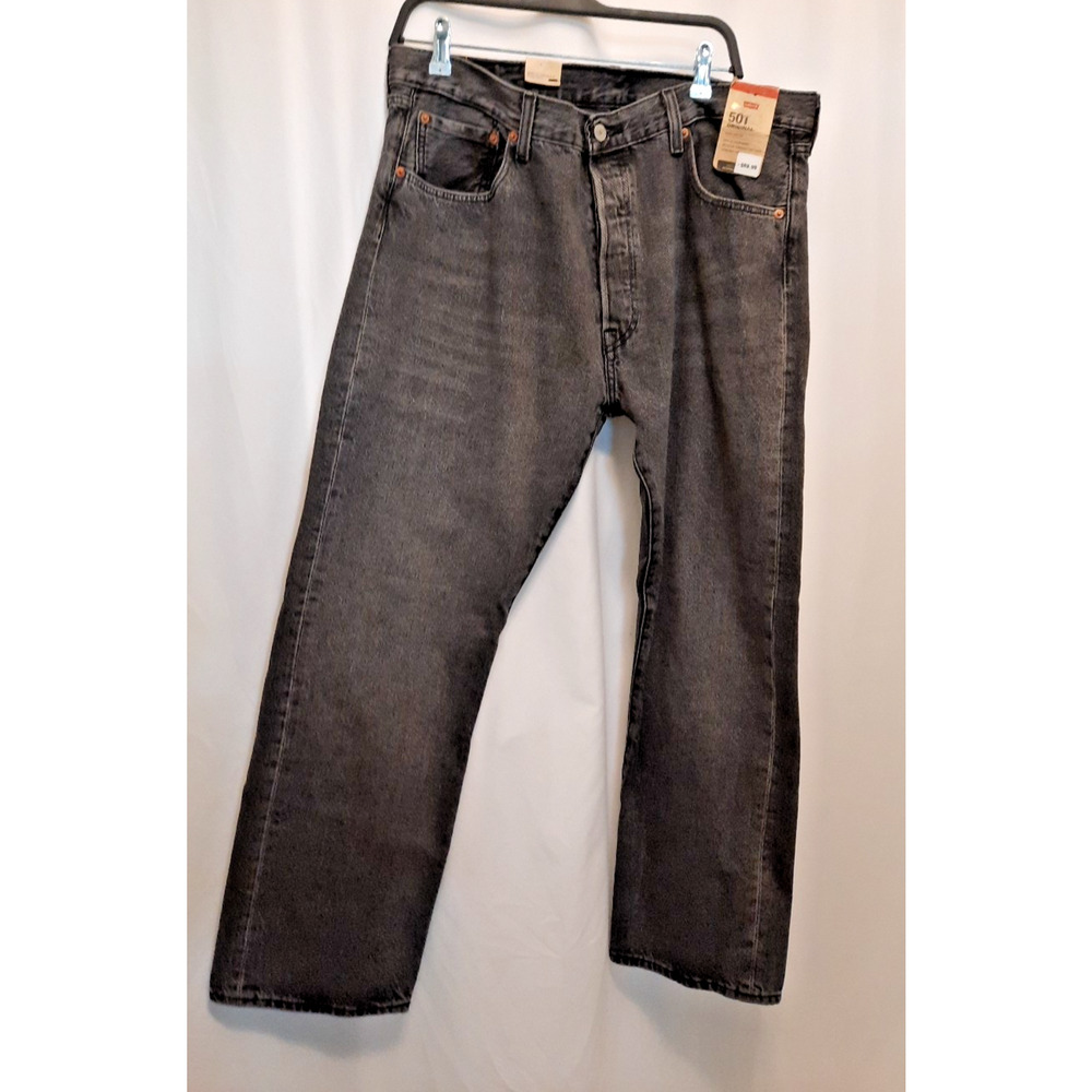 Levi's Men's 501 Original Fit Jeans All-Nighter Black 38W x 30L NWT msrp $69.99